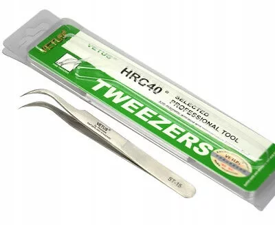 Pęseta PRO do przedłużania rzęs VETUS ST-15