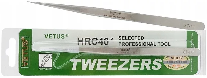 Pęseta PRO do przedłużania rzęs VETUS ST-15