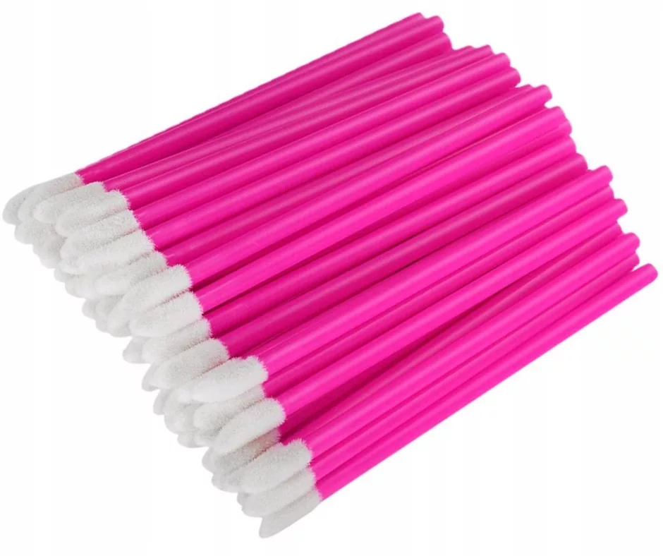 Aplikatory welurowe do rzęs i brwi 50 szt