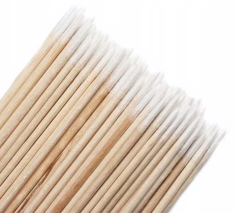 100x Szpatułki patyczki drewniane do wosku i depilacji WĄSKIE