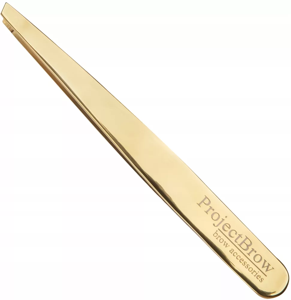 ProjectBrow precyzyjna pęseta do brwi GOLD