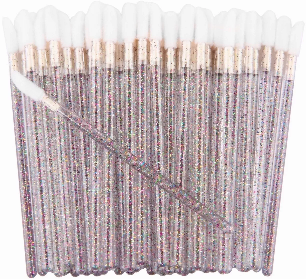 Aplikatory welurowe do rzęs i brwi 50 szt