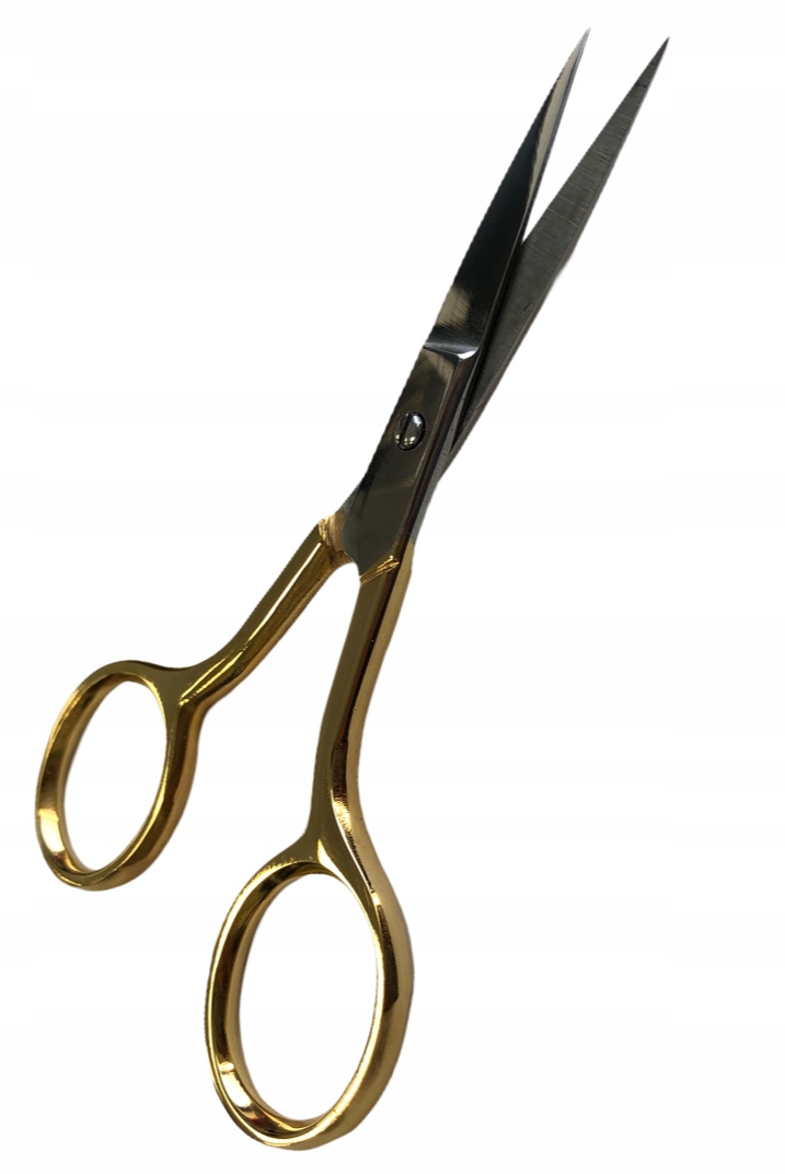 Złote nożyczki kosmetyczne ProjectLashes 10cm