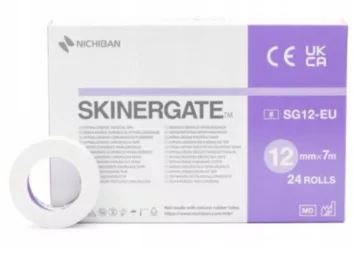 24x NICHIBAN SG12 taśma SKINERGATE do rzęs 1,2cm x 7m