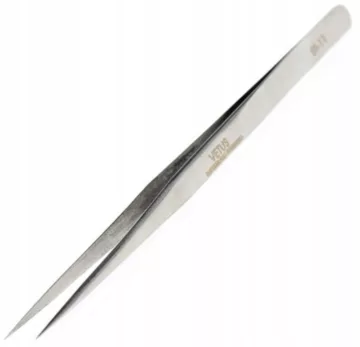 Pęseta do przedłużania rzęs VETUS ST-11 prosta