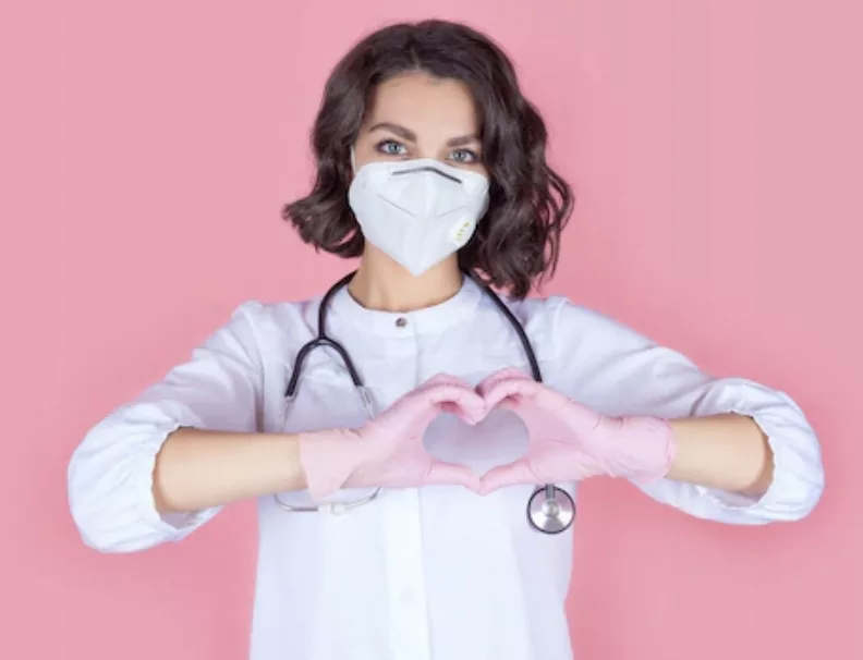 100x RÓŻ Rękawice RĘKAWICZKI nitrylowe NITRYLEX S