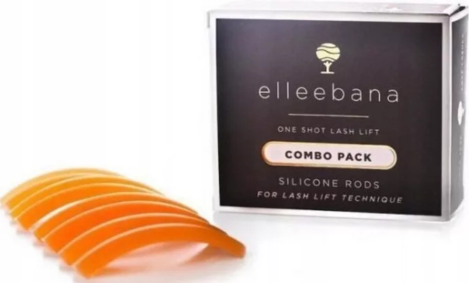 Elleebana Formy Wałki Silikonowe Do Rzęs 4 pary