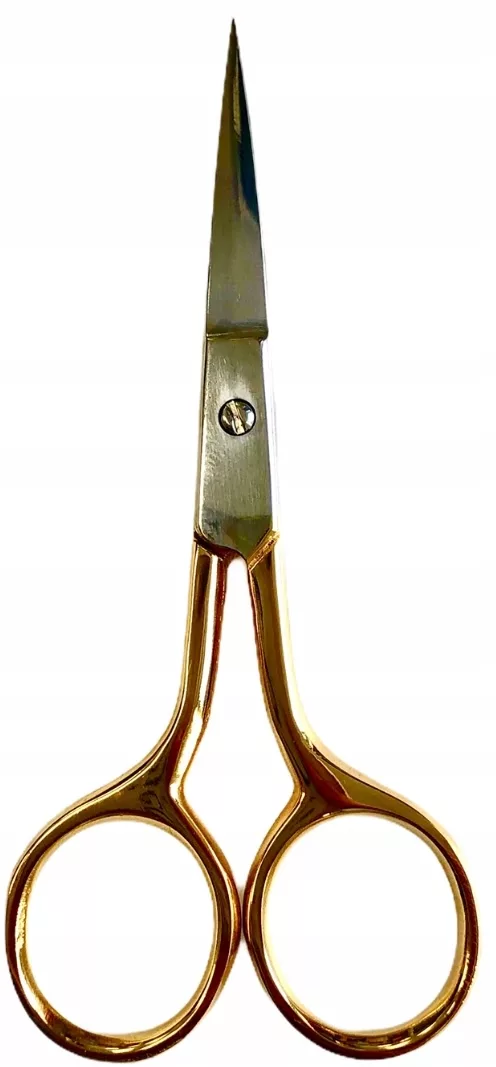 Złote nożyczki kosmetyczne ProjectLashes 10cm