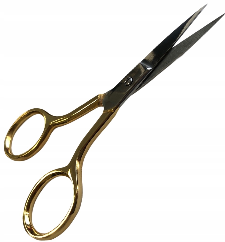 Złote nożyczki kosmetyczne ProjectLashes 10cm