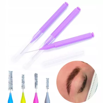NANO SZCZOTECZKI DO LAMINACJI BRWI X4 KOLOROWE