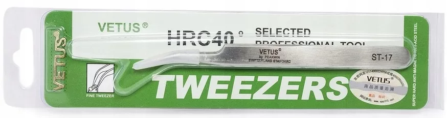 Pęseta PRO do przedłużania rzęs VETUS ST-15