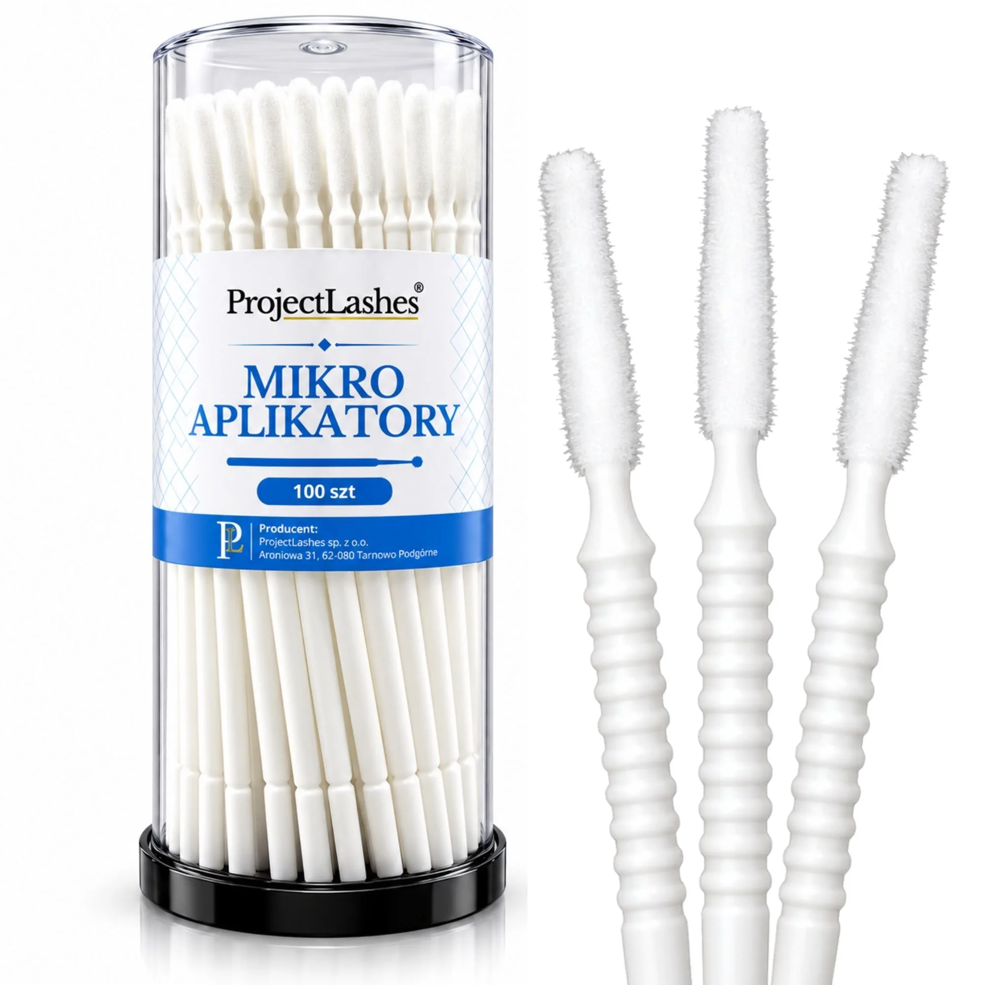 MIKRO APLIKATORY DO RZĘS 2mm ProjectLashes Green