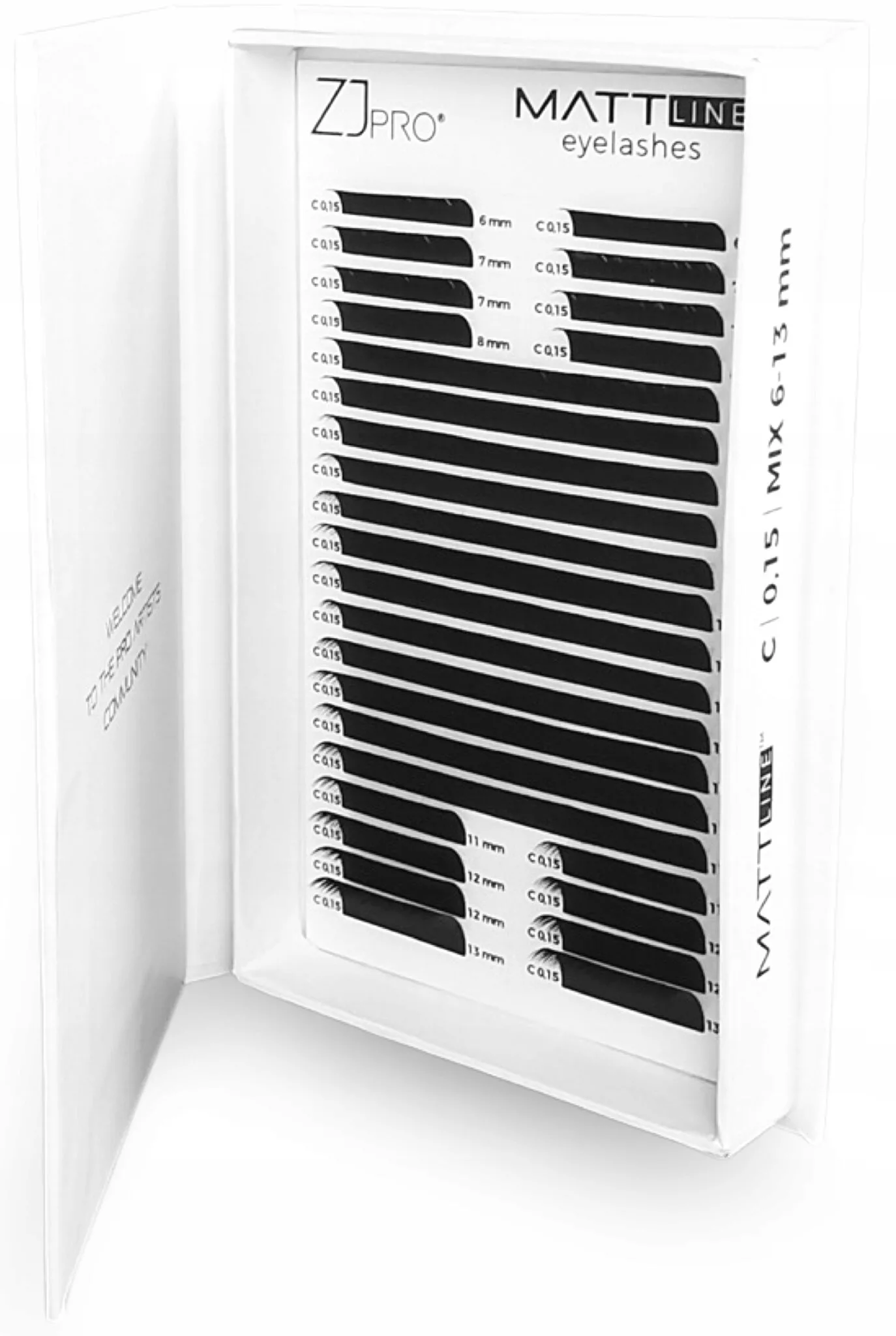 ZJPro rzęsy MATTline B MIX