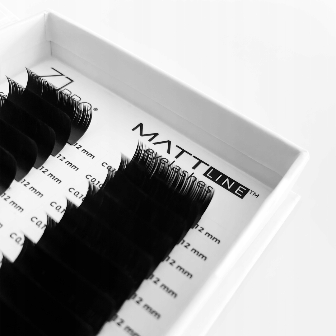 ZJPro RZĘSY MATTline eyelashes D 0,07 12mm ZJ PRO