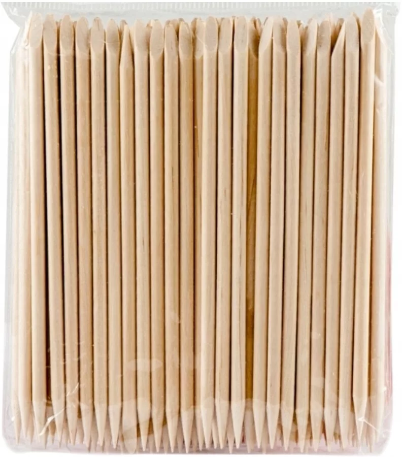 100x Szpatułki patyczki drewniane do wosku i depilacji WĄSKIE