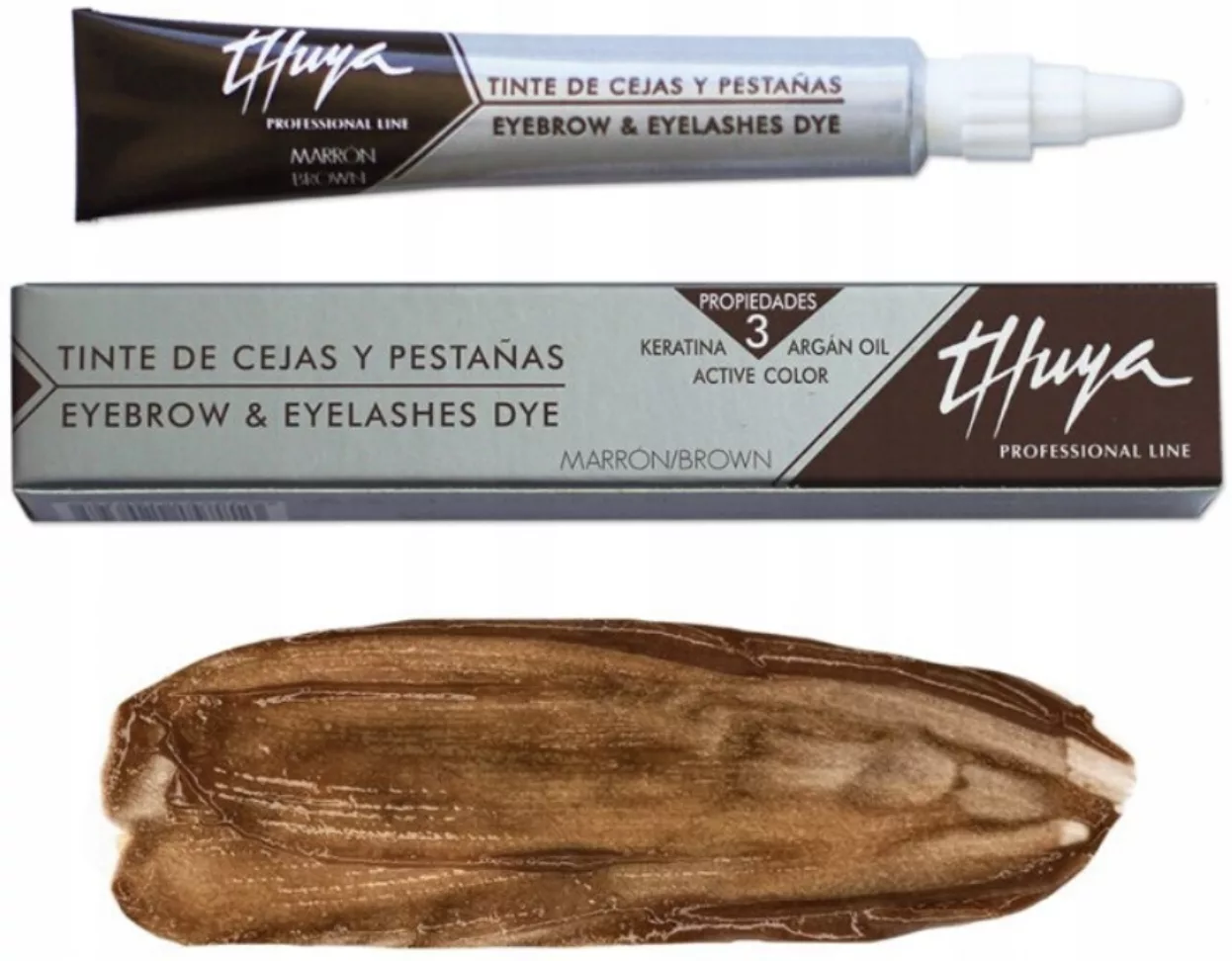 Henna THUYA do brwi i rzęs CZARNA deep black farbka