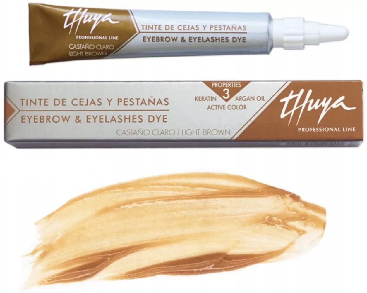 Henna THUYA do brwi i rzęs CZARNA deep black farbka