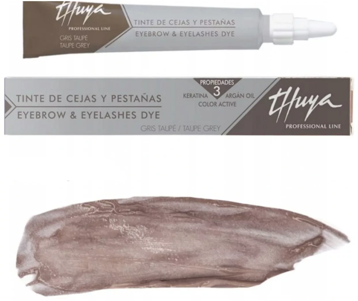 Henna THUYA do brwi i rzęs CZARNA deep black farbka