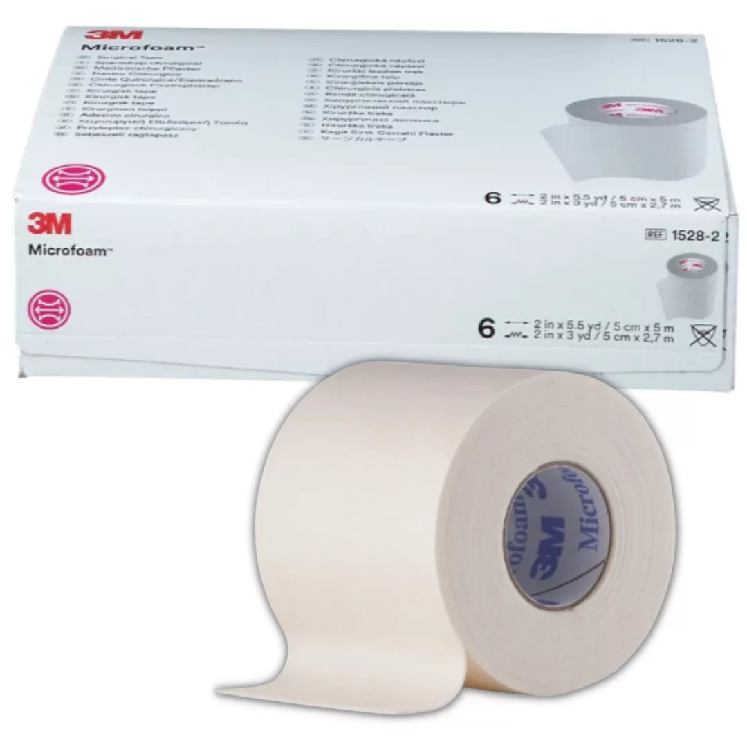 Taśma Micropore S 2,5cm x 1,3m silikonowa 100 szt.