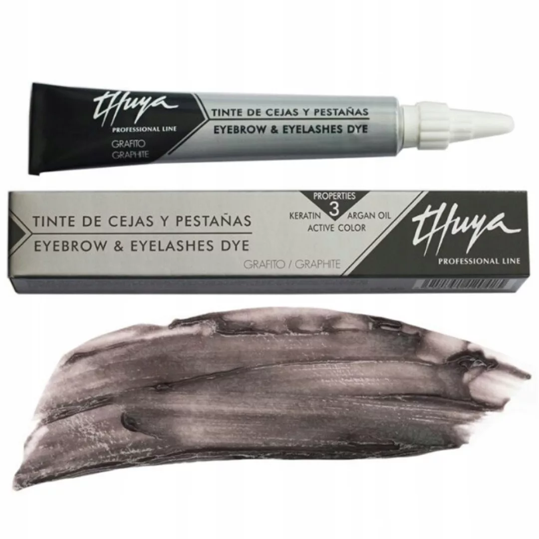 Henna THUYA do brwi i rzęs CZARNA deep black farbka