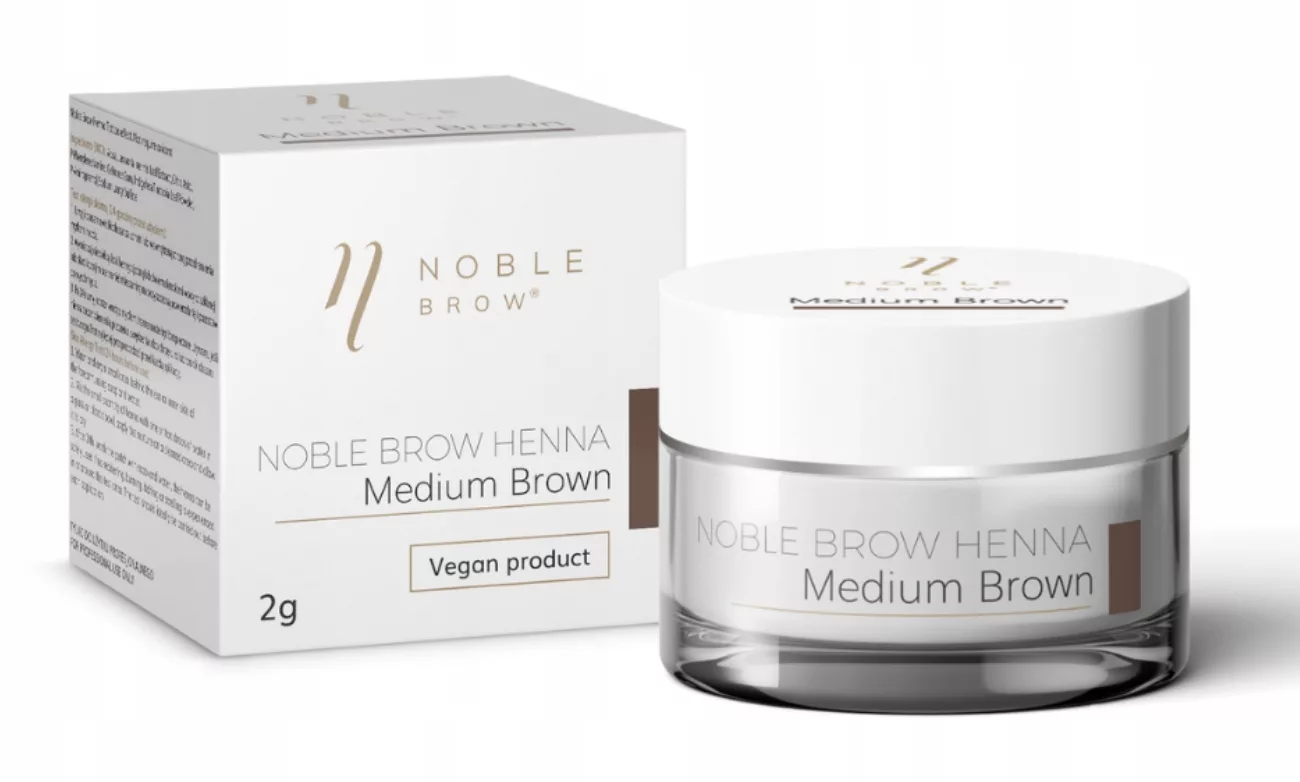 Henna pudrowa do brwi Noble Lashes Chocolate