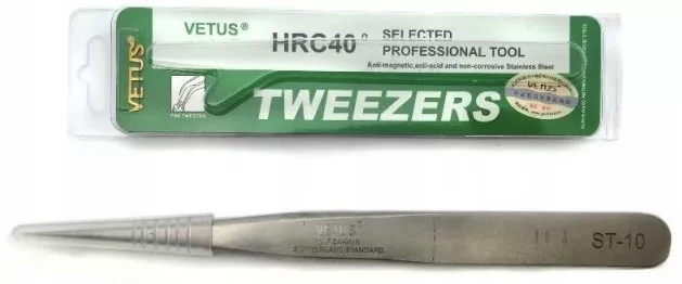 Pęseta PRO do przedłużania rzęs VETUS ST-15