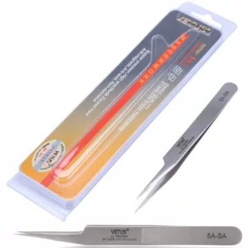 Pęseta do przedłużania rzęs VETUS 5A-SA ORYGINAŁ