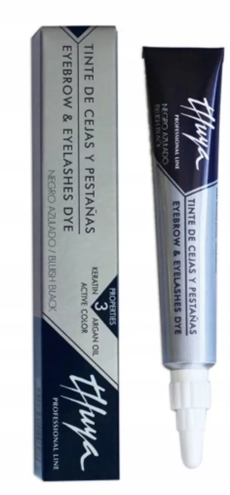 Henna THUYA do brwi i rzęs Granatowa Czerń Bluish farbka