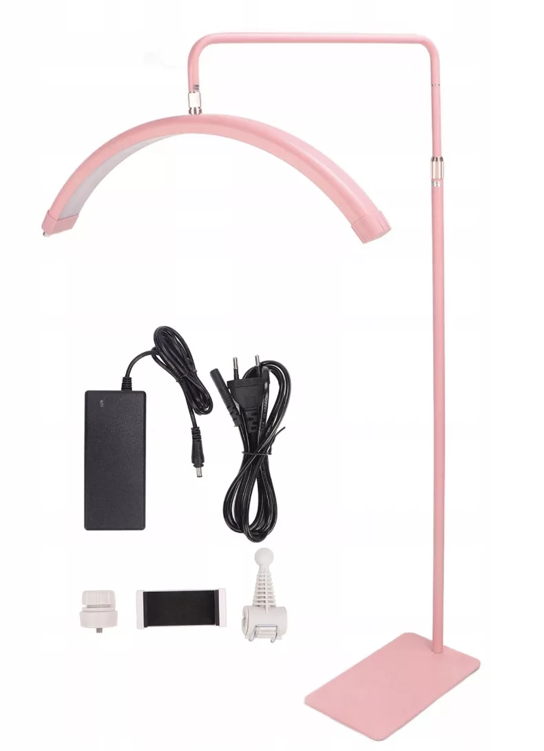 LAMPA DO PRZEDŁUŻANIA RZĘS Moon Lash KOSMETYCZNA różowa