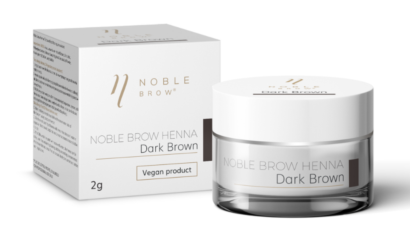 Henna pudrowa do brwi Noble Lashes Light Brown