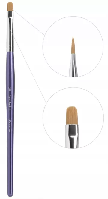 Pędzel do brwi Synthetic Creator nr 18