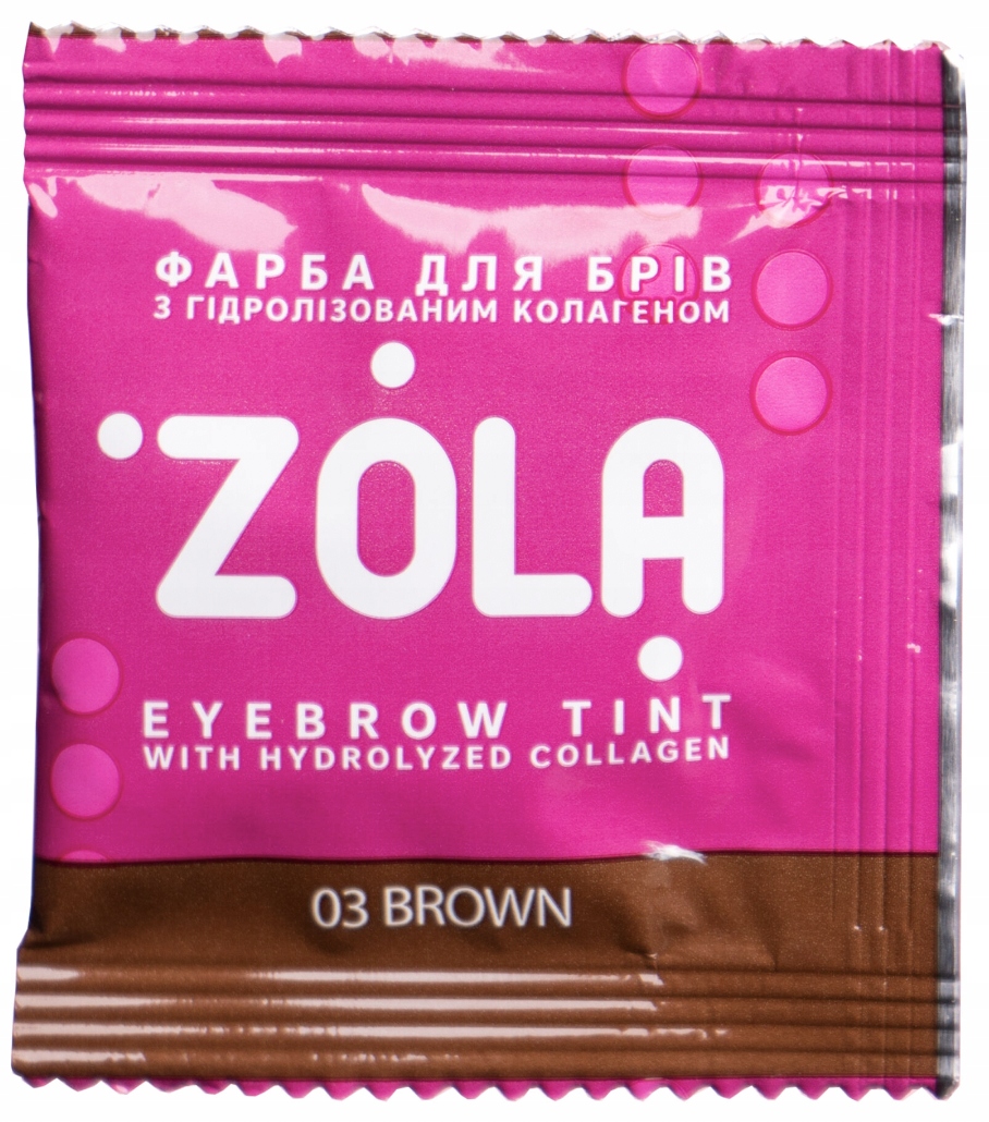 Farbka do brwi ZOLA 03 Brown + oksydant