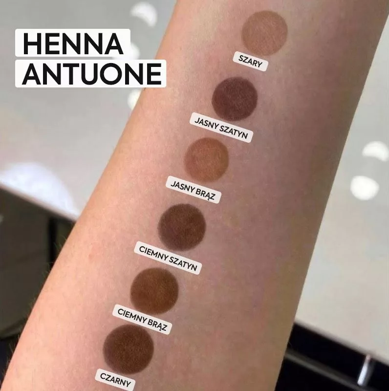 Henna pudrowa do brwi AntuOne czarny 5g