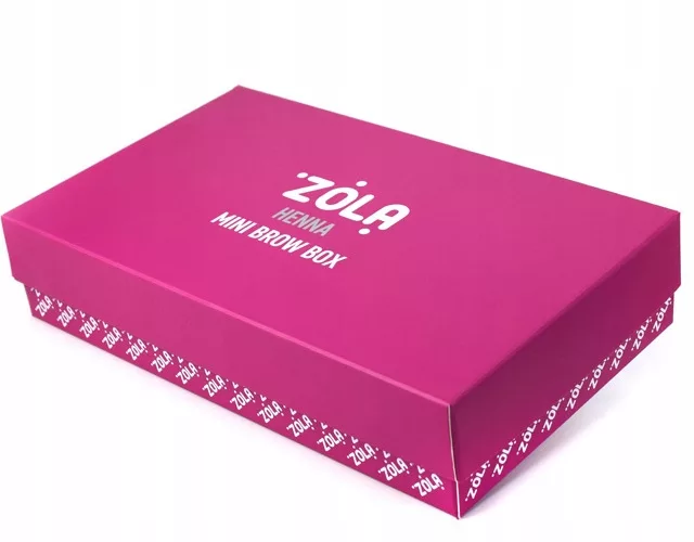 HENNA do brwi i rzęs ZOLA Brow Box 5 g. zestaw