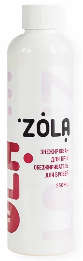 Odtłuszczacz do brwi Zola 250 ml