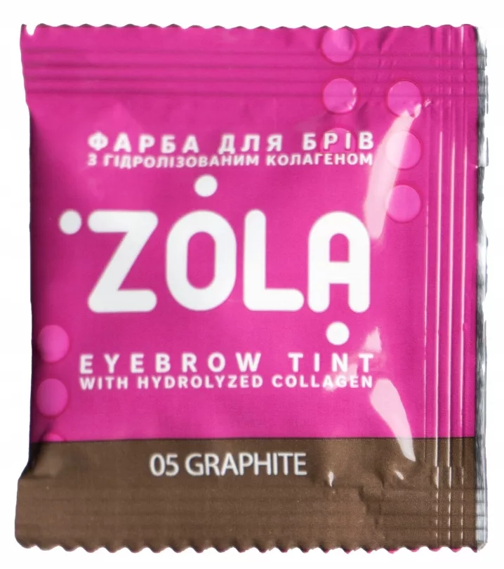 Farbka do brwi w saszetce ZOLA Brow Tint + oksydant 3% w saszetce