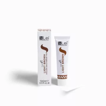 InLei® Farba do rzęs i brwi “LIGHT BROWN” – jasny brąz farbka