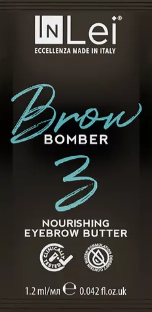 InLei® ”BROW BOMBER 3” – odżywcze masło do brwi saszetka 1,2ml