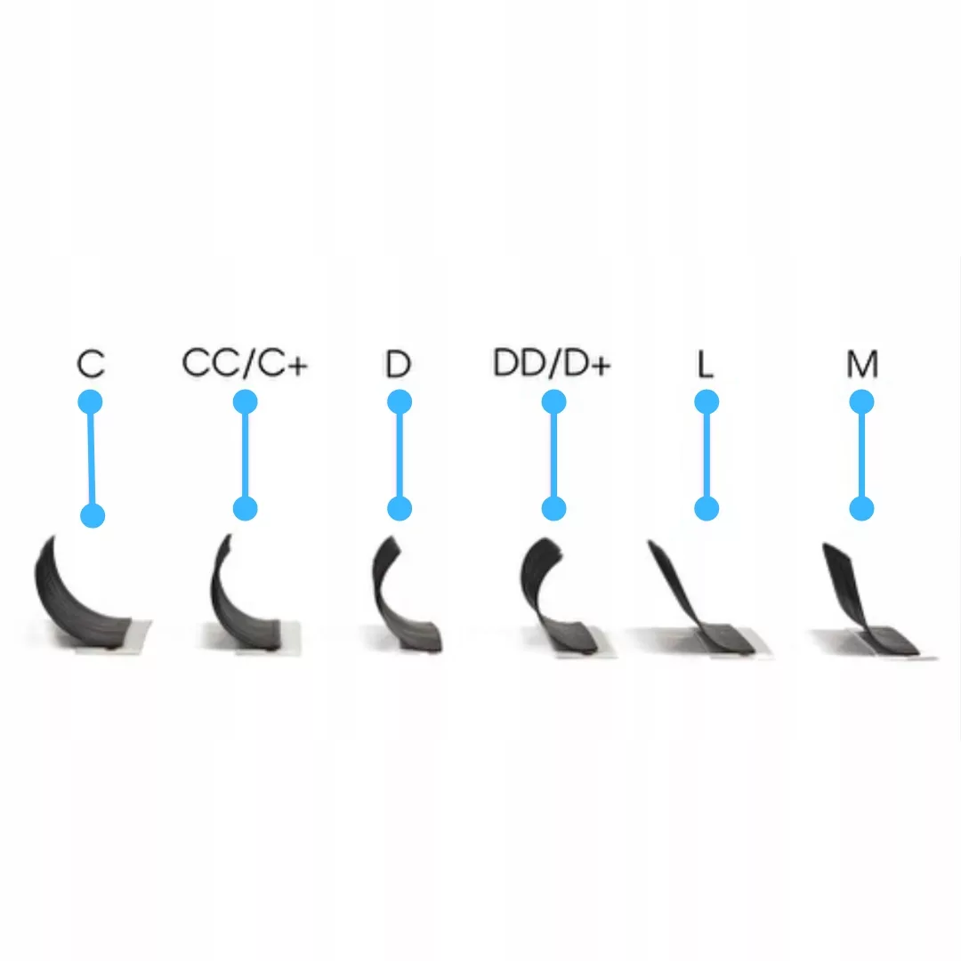 Rzęsy Project Lashes D 0,07 6 mm czarne MATT