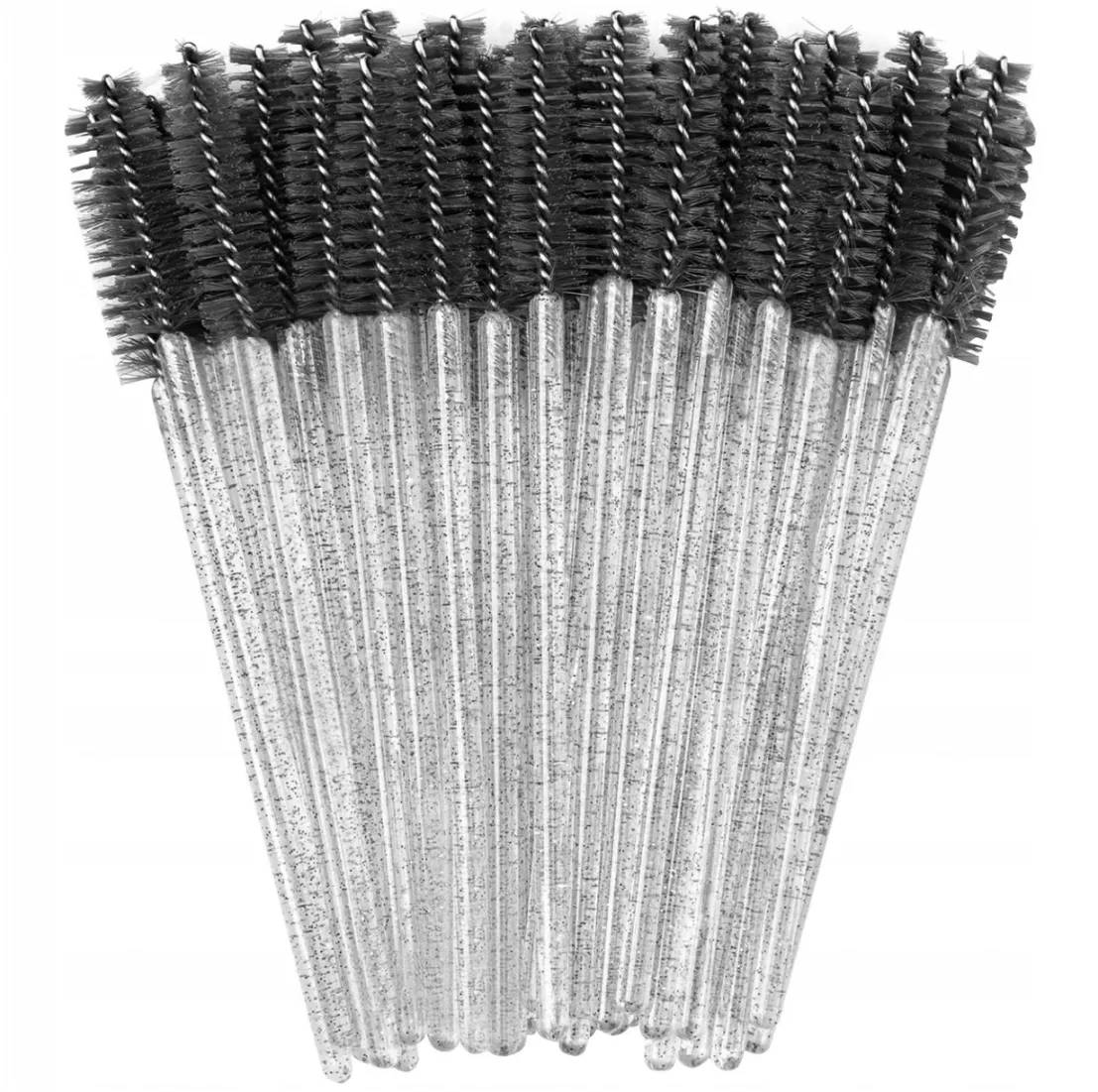 SZCZOTECZKA Kryształ Czarny SZCZOTECZKI DO RZĘS 50SZT ProjectLashes