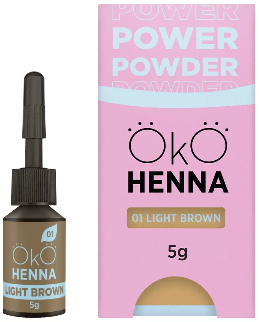 Henna pudrowa do brwi OkO #03 Dark Brown 5g