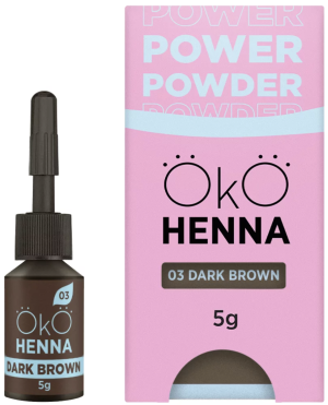 Henna pudrowa do brwi OkO #03 Dark Brown 5g
