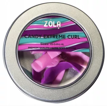 Formy silikonowe do laminacji rzęs ZOLA Candy Extreme Curl 5 par
