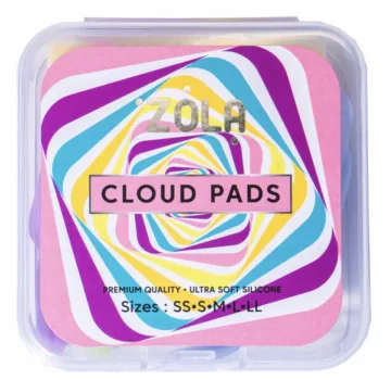 Formy silikonowe do laminacji rzęs ZOLA Cloud Pads 5 par wałki