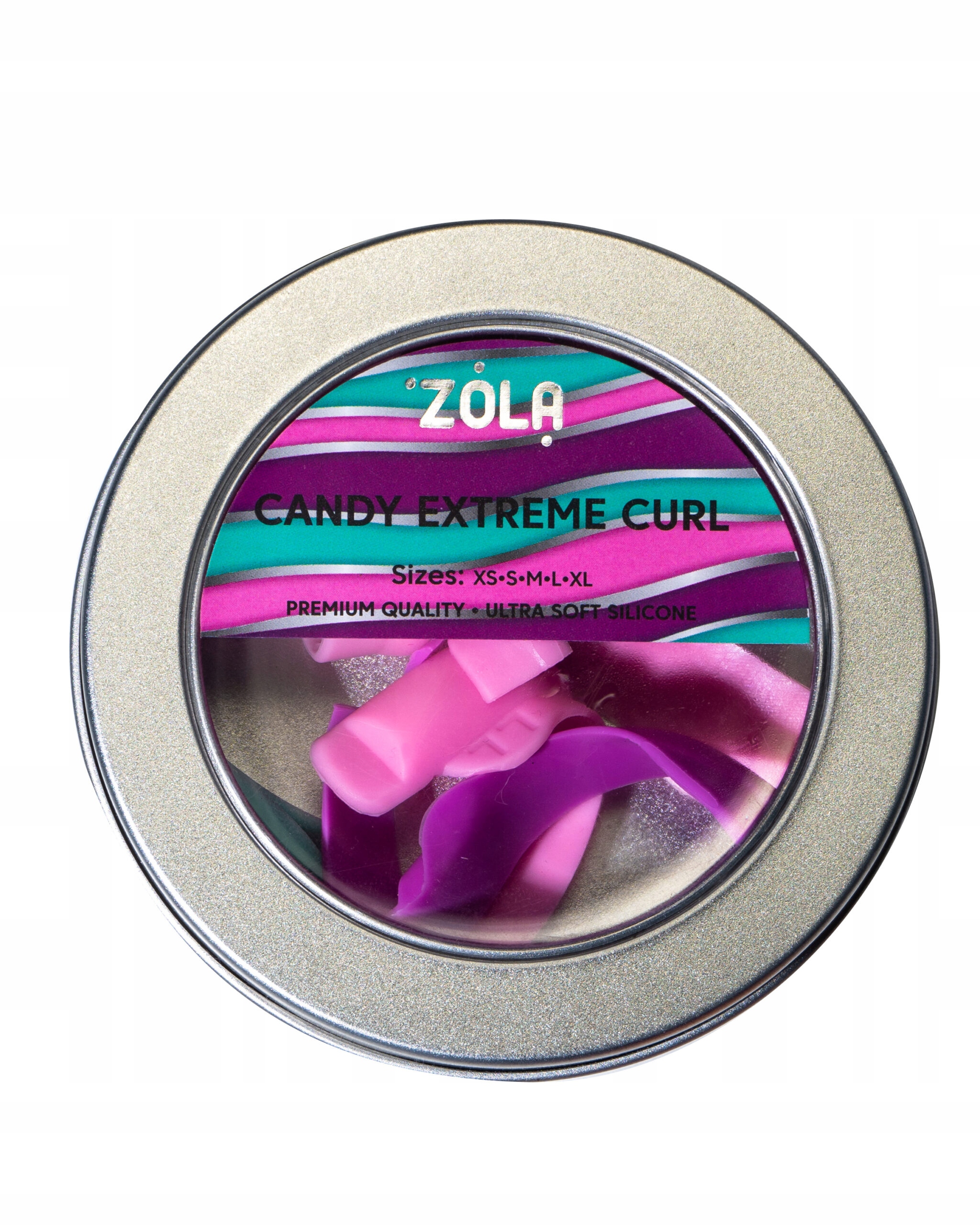 Formy silikonowe do laminacji rzęs ZOLA Candy Extreme Curl 5 par