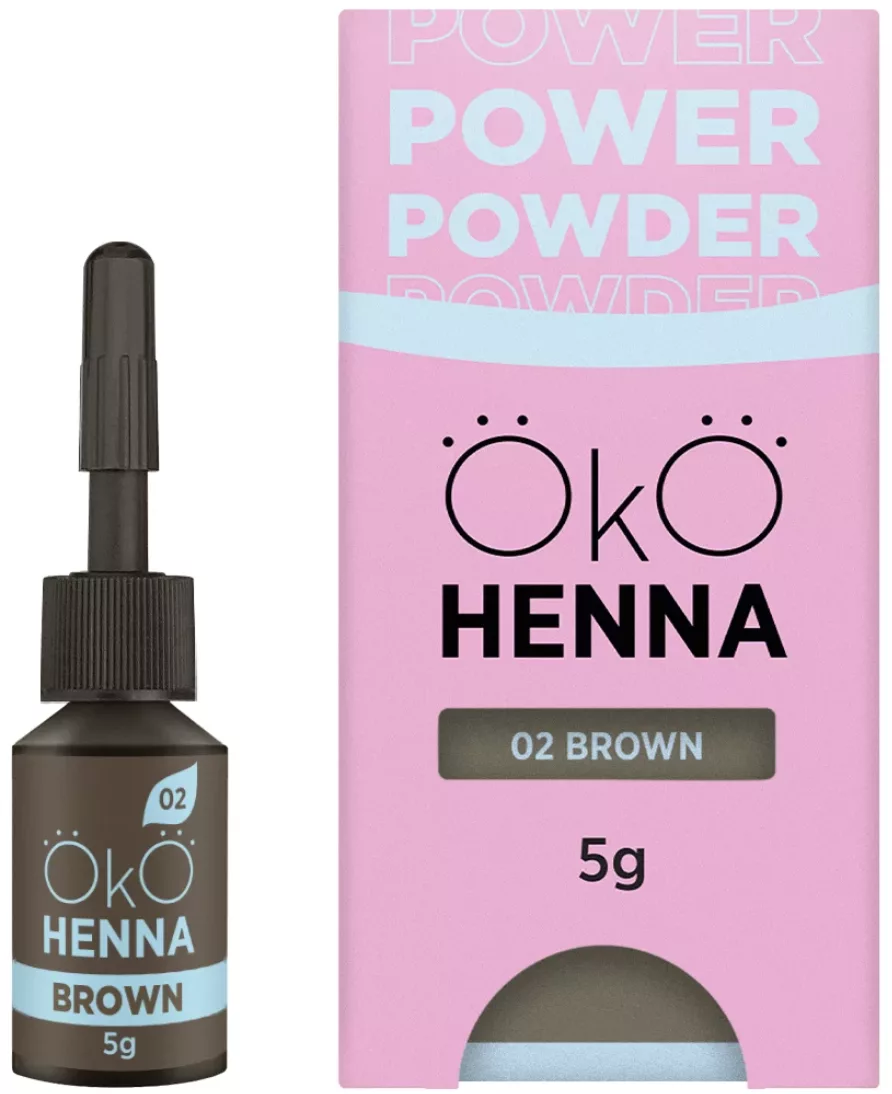 Henna pudrowa do brwi OkO #03 Dark Brown 5g