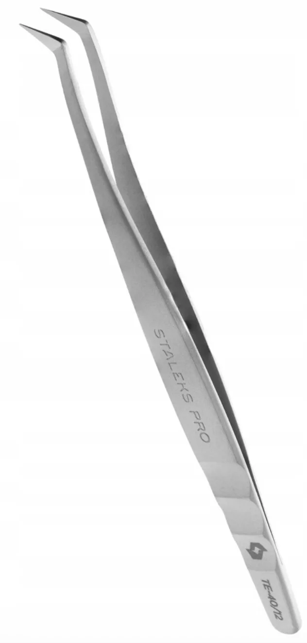 Pęseta do przedłużania rzęs STALEKS TE-41/8 precyzyjna