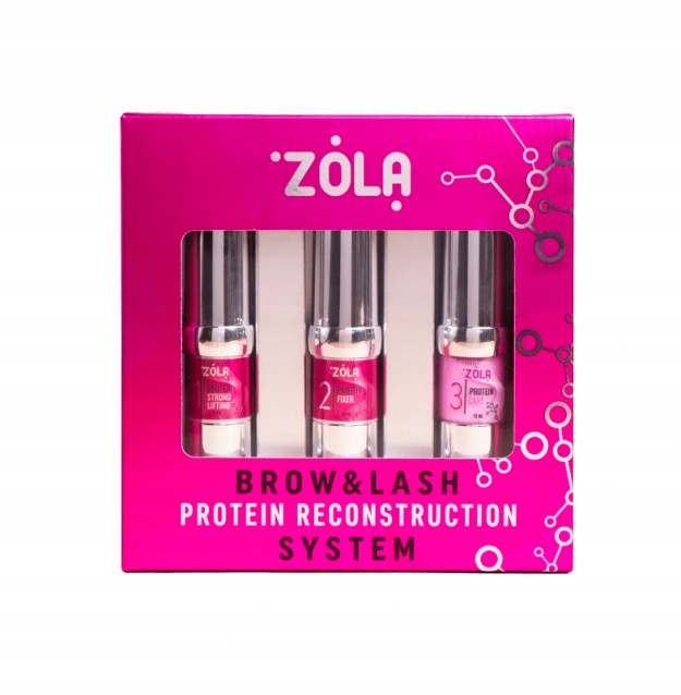 ZOLA zestaw do laminowania brwi rzęs Zola Protein Reconstruction System