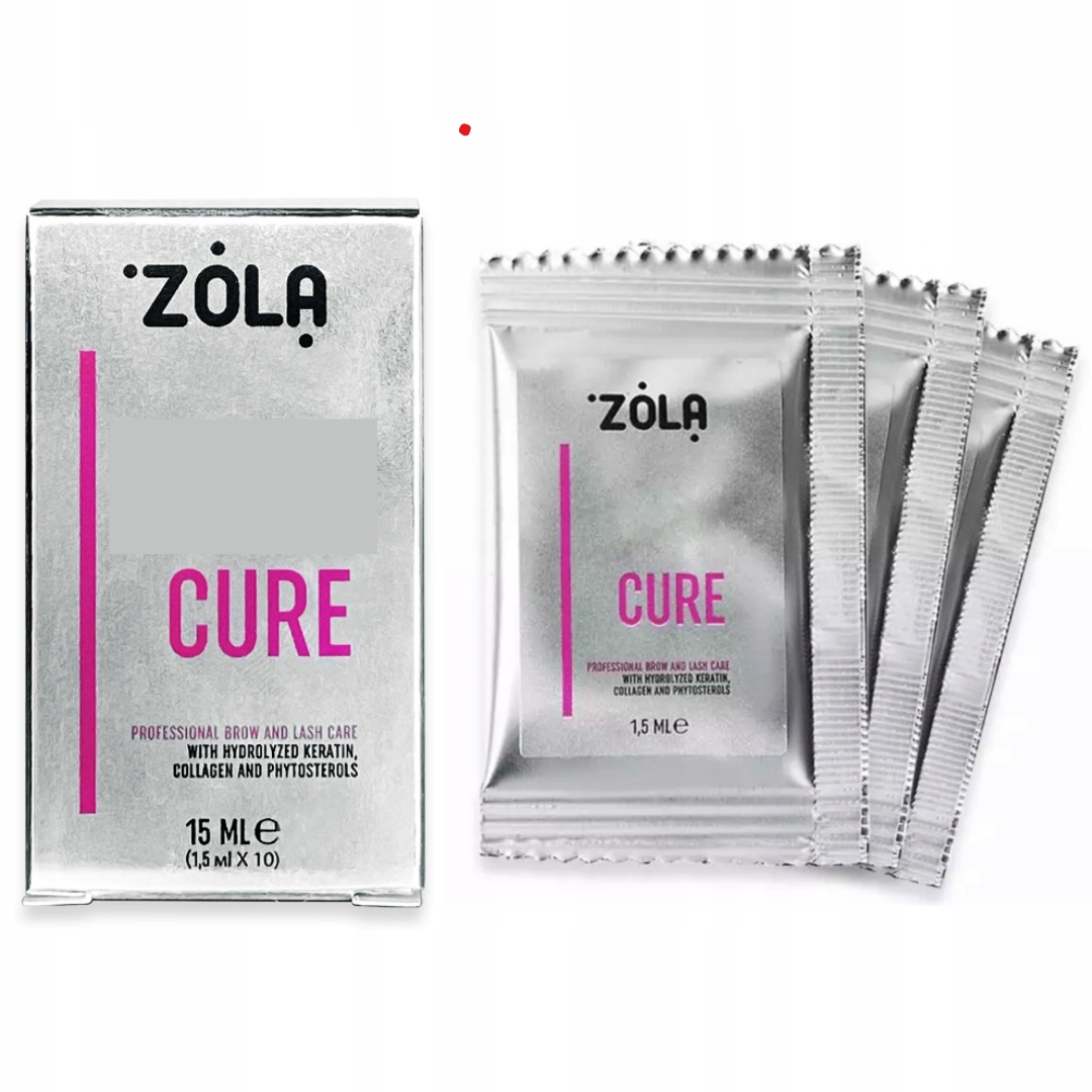 Zola Cure 1,5 ml odżywka do brwi i rzęs z kolagenem i keratyną saszetka