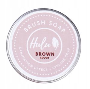 Hulu Brow Soap Mydełko do stylizacji brwi Brown 30 ml BRĄZOWE